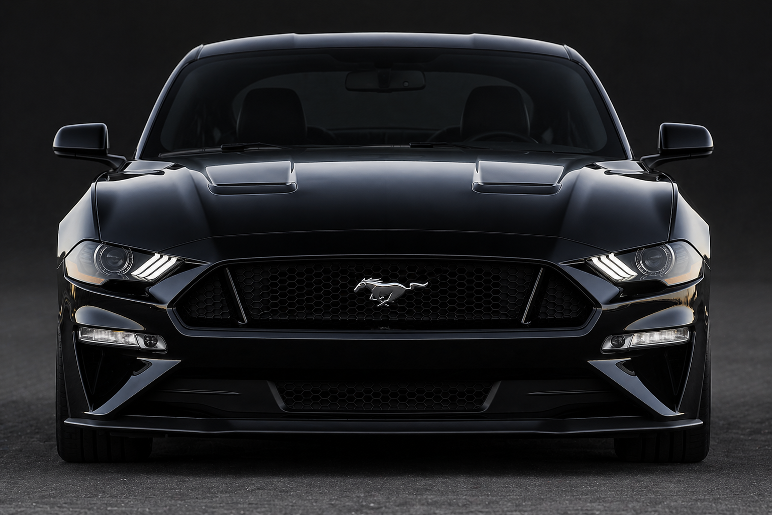 Mustang windshield banner preview